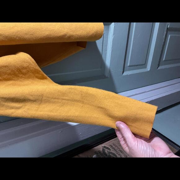 COPY - Vila Milano Cozy Oversized Long Sleeve Top in Mustard Yellow Large - Picture 4 of 10